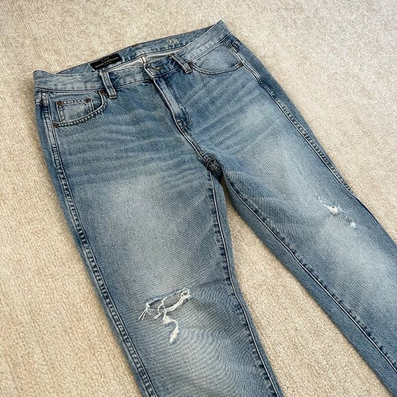 J. Crew Broken In Boyfriend Blue Jeans 28 - Picture 3 of 10